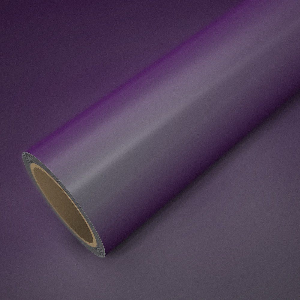 Rotolo di pellicola ICR® magic grigio viola su un foglio della stessa pellicola