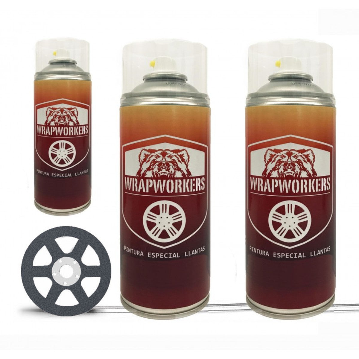 Kit vernice spray per cerchi · Gun Metal opaco