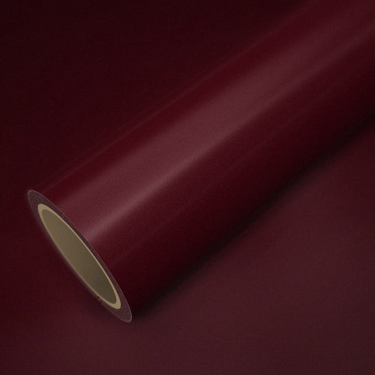 Rotolo di pellicola ICR® rosso vino su un foglio della stessa pellicola